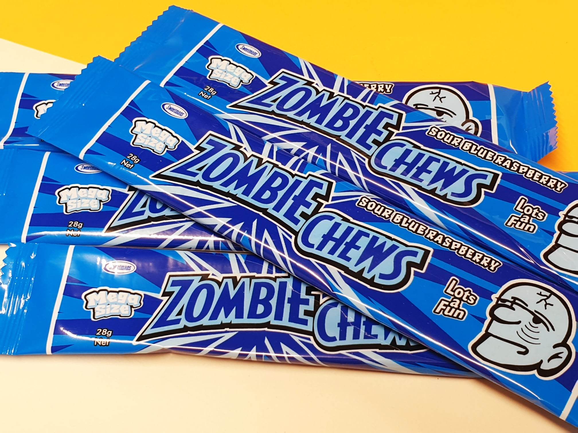 Zombie Chew Sour Blue Raspberry Hahndorf Sweets